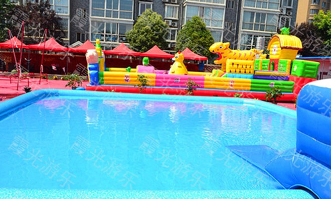 紫金儿童乐园充气游泳池